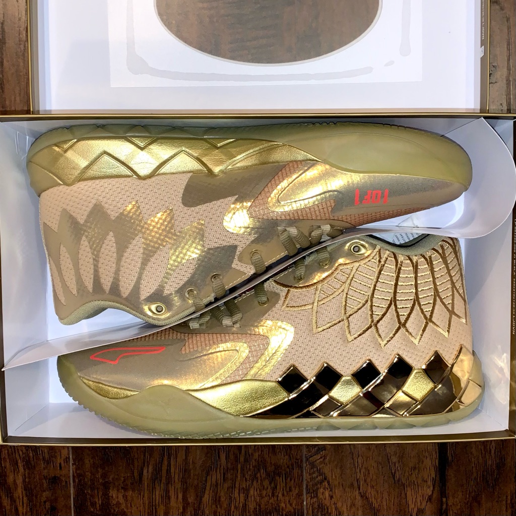 Brand New Puma Mb01 Lamelo Ball Golden Child